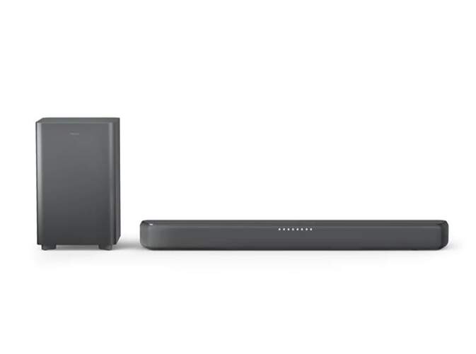 Barra de sonido Philips HTL3320/10 - 300 W, Subwoofer Wireless, Gris oscuro