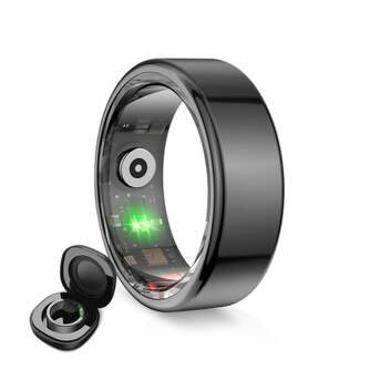 SMARTRING KSIX SATURN NEGRO L TALLA 11 20,6 mm