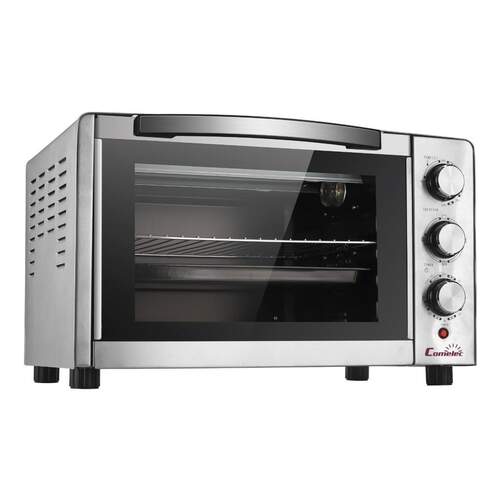 Horno de sobremesa Comelec HO2800 - Convección, 28 L, 1600 W, Inox