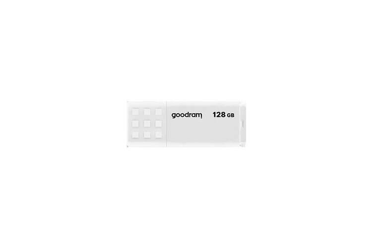 Memoria USB GoodRam UME2 - 128GB, USB 2.0, 20 MB/s, Blanco