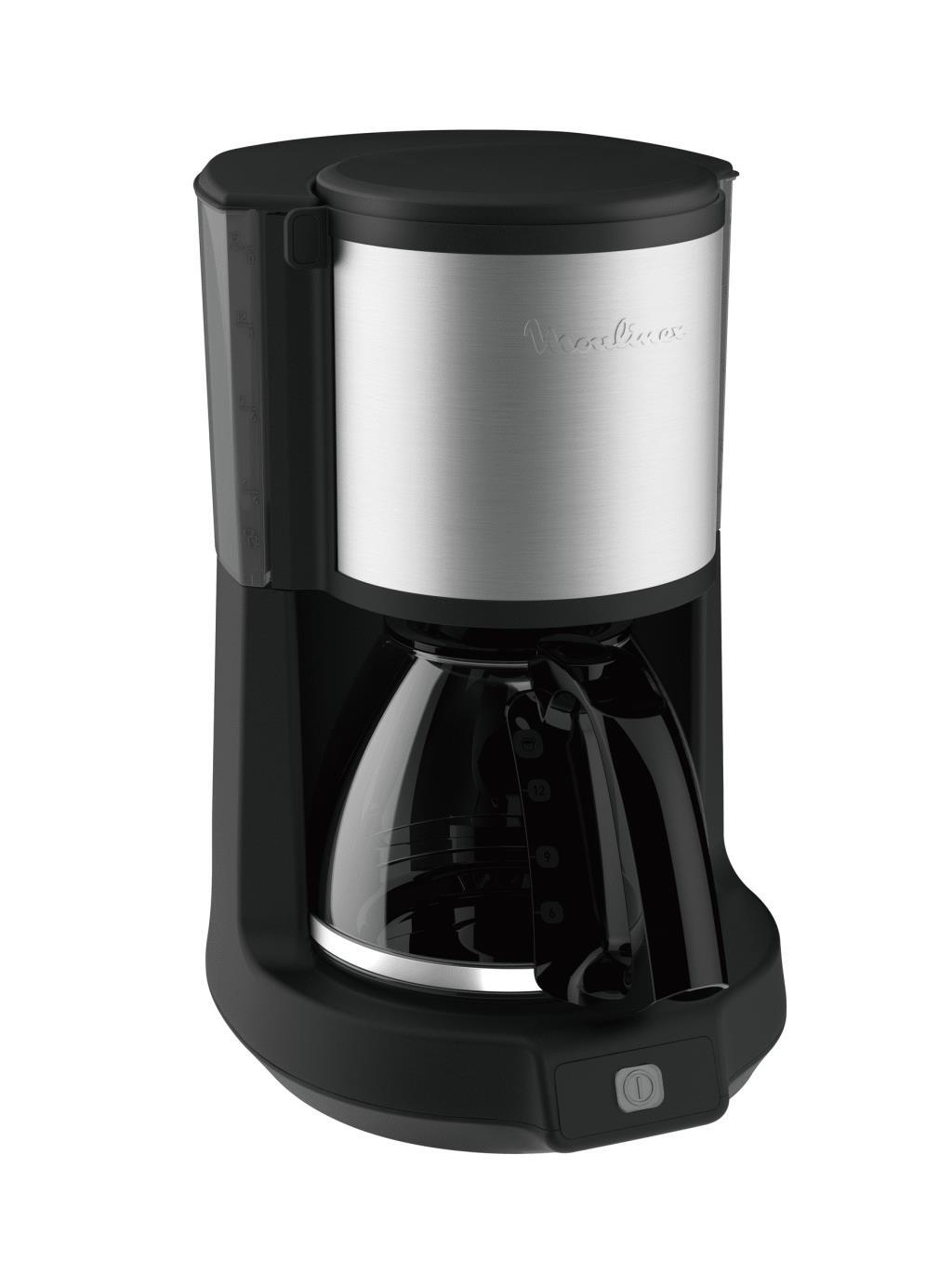 Cafetera Goteo Moulinex Subito Select FG370811 - Jarra 1.25L (10-15 Tazas), Filtro