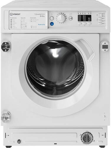 Lavasecadora Indesit BIWDIL861485EU - 8/6 Kg, 1400 rpm, Integrable, Clase B/D