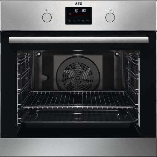 Horno Pirolítico AEG BPB331161M - A+, 72 Litros, Halógeno, Inox