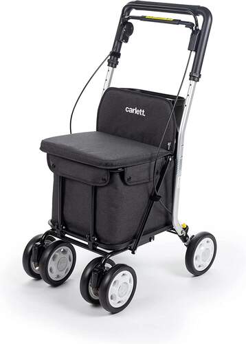 Carrito de la compra Carlett Comfort - Negro Volcán