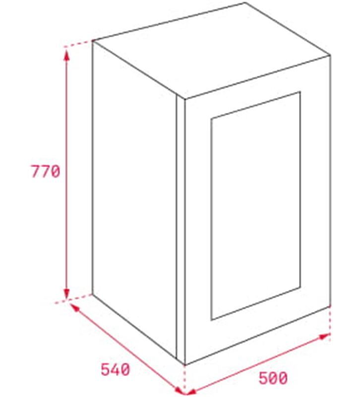 Vinoteca Teka RV 250 B | 77.50cm, 97L, 25 Botellas | Mi Electro