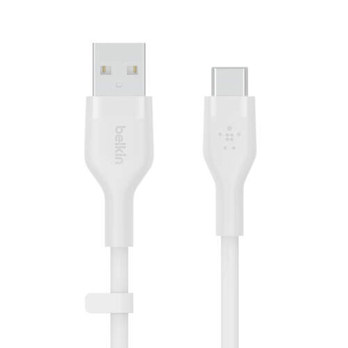 Cable USB C a USB A Belkin - 1 metro, Carga Rápida, Blanco