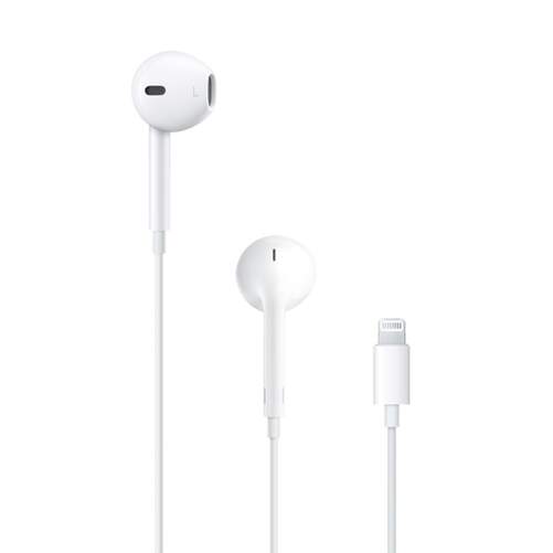 Auriculares Apple Earpods - Conector Lighting, Control de volumen y llamadas con botones, Blanco