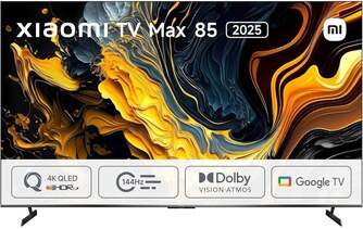 TV XIAOMI 85%%%quot; MAX 2025 UHD QLED GOOGLETV 144HZ