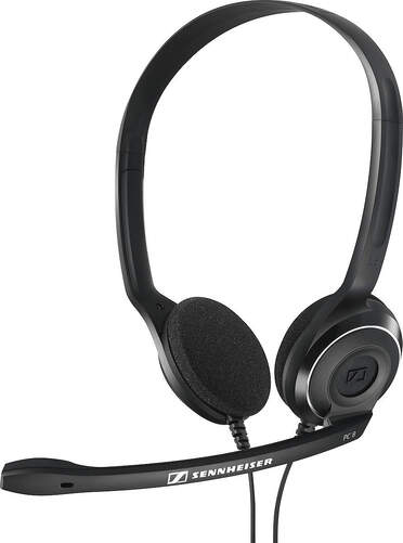 Auriculares Sennheiser PC8 - Con micrófono, cable USB 2 metros, 32 Ohm, 42-17000 Hz, 95 dB/mW