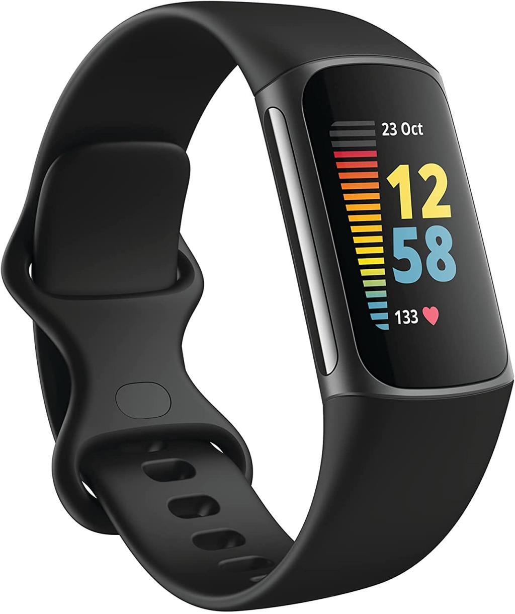 Pulsera Fitbit Charge 5 Negro - ECG, Scaner EDA