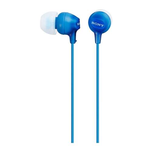 Auriculares Sony MDR-EX15APLI Azul - Cable 1.2m, Micro, Neodimio 9mm, 100 dB/mW