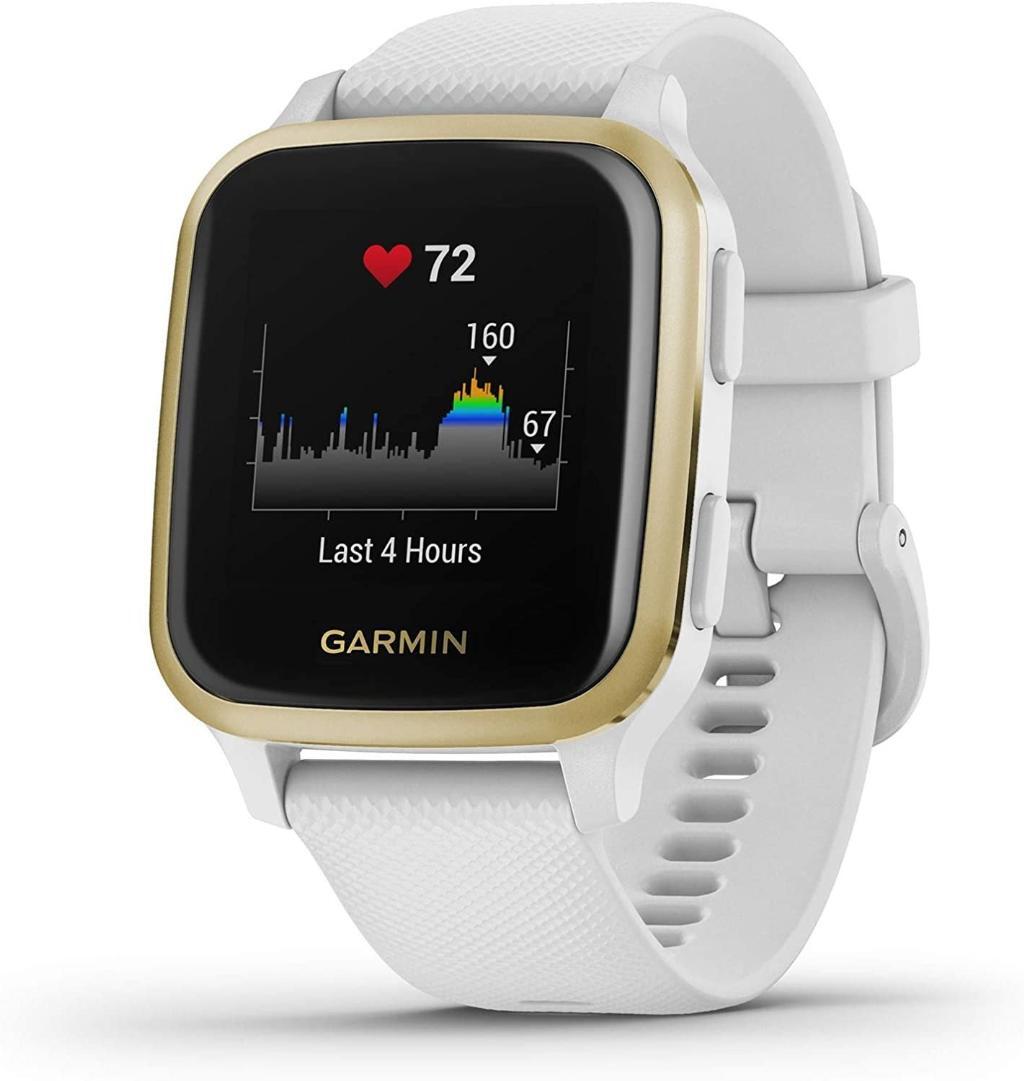 Garmin Venu Sq dorado gps reloj inteligente con y blancodorado smartwatch music edition oro multideporte integrado frecuencia actividad sueño desportivo bluetooth hasta 6 autonomía sportwatch bancogold 406 mm 3.3 cm 1.3 deportivo