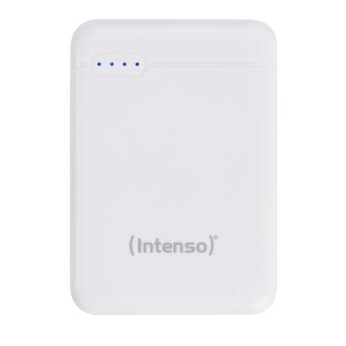 Powerbank Intenso XS - Blanco, 5000 mAh, 1 salida USB-C, 1 salida MicroUSB, 1 salida USB-A