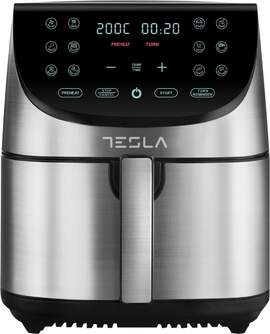 FREIDORA AIRE TESLA AF701BX 7L 12PROG INOX