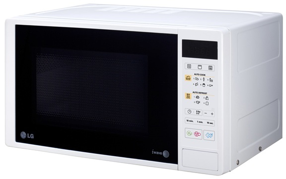 Microondas LG MH6042DW - Grill, 1000 W, 19 L, Blanco