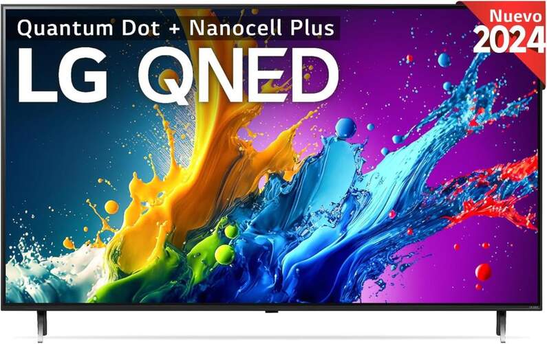 TV 55" LG 55QNED80T6A - 4K Ultra HD, Quantum Dot + NanoCell Alfa 5, 120 Hz, 20 W