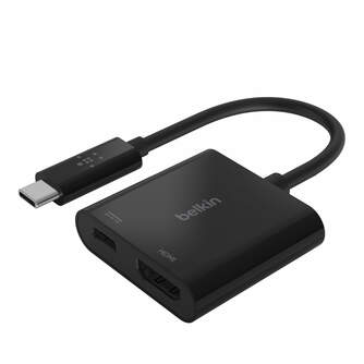 ADAPTADOR BELKIN AVC002BTBK DE USB-C A HDMI CARGA