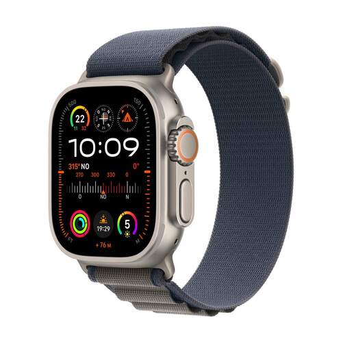 Smartwatch Apple Ultra 2 MREP3TY/A - Pantalla OLED 1&#39;9", 4G, IP6X, Bluetooth 5.3, 36 h autonomia