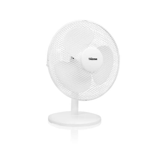 Ventilador Sobremesa Tristar VE-5724 - 40W,  Diámetro 30cm, 3 Velocidades, blanco