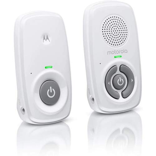 Vigila bebés Motorola AM21 - Control de volumen, 300 m de rango, micrófono, AC o Pilas AAA