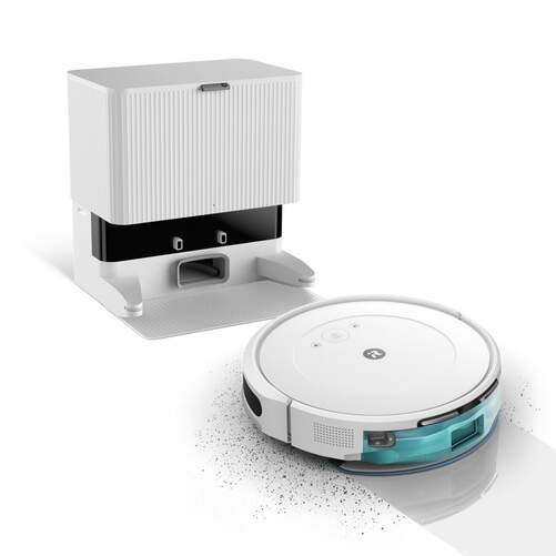 Aspirador Robot Roomba Y051240 - Aspira y friega, Autovaciado, 4 niveles de potencia y 3 de agua