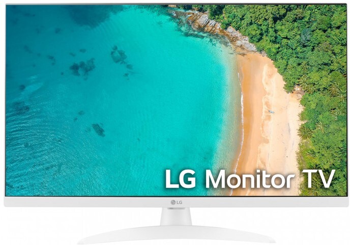 TV Monitor LG 27" 27TQ615SWZ - Full HD, LED, Smart TV, Wi-Fi integrado, WebOS 24, Blanco