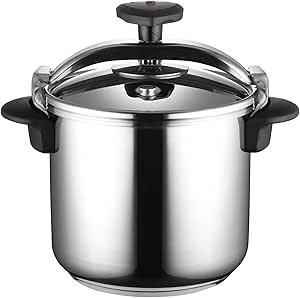 Olla a presión Magefesa Star Recta - 10 L, Inducción, Inox, Negro