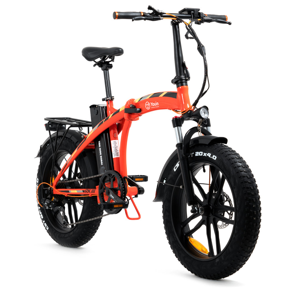 Bicicleta Eléctrica Youin You-Ride Dubai BK1600O Naranja - 250W 36V 10 Ah, 20"