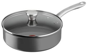 SARTEN TEFAL RENEW  GUISERA 24CM C/TAPA CERAMICA