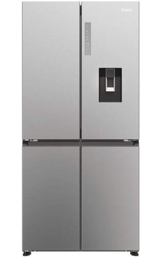 Frigorífico Americano Haier HCR3818EWMM - 181x83cm, 463 L, No Frost, Clase E, Dispensador, Inox