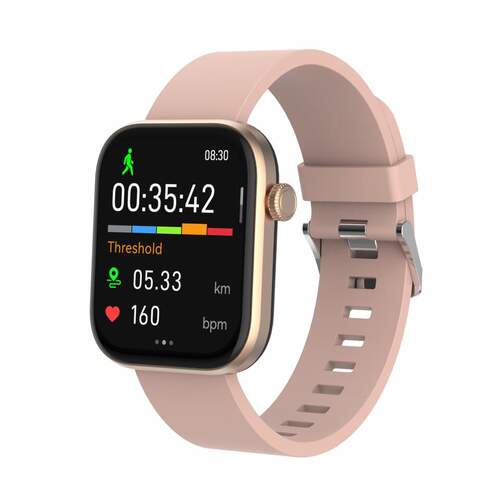 Smartwatch Denver SWC-185RO Rosa - 1,85" AMOLED, Bluetooth, 144 h autonomía, IP67