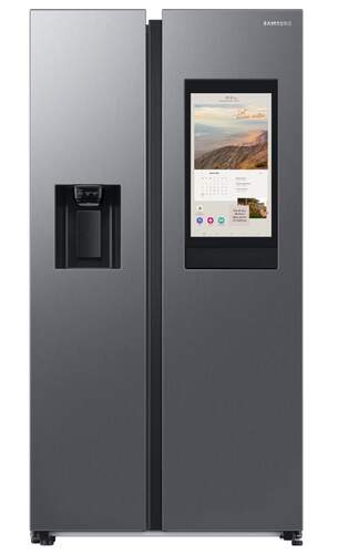 Frigorífico Americano Samsung RS6HDG883ES9EF - Clase E, 178x92x72 cm, 614 L, 2 Puertas, Inox Oscuro