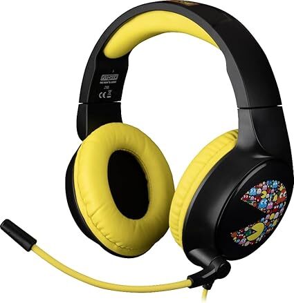 Auriculares Konix NK Pac-Man - Diadema, Gaming, PC, PS4, PS5, Switch, Xbox One y Series X|S