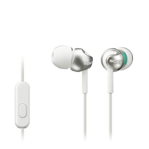 Auriculares Sony MDREX110APW - Blanco, Con micrófono, 5-24000 Hz, 16 Ohm