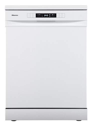 Lavavajillas Hisense HS623D10W - 7 programas, 14 servicios, con 3ª bandeja, Clase D, 47 dBA, Blanco