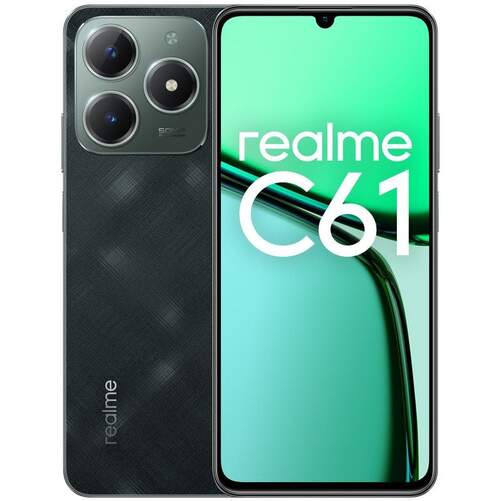 Realme C61 6/256 GB Verde - 6,7", 50 Mpx, Unisoc T612, 5000 mAh, 90 Hz, 50 MP