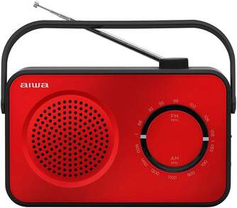 RADIO PORTATIL AIWA R190RD AM/FM ALTAVOZ 4%%%quot;ROJO