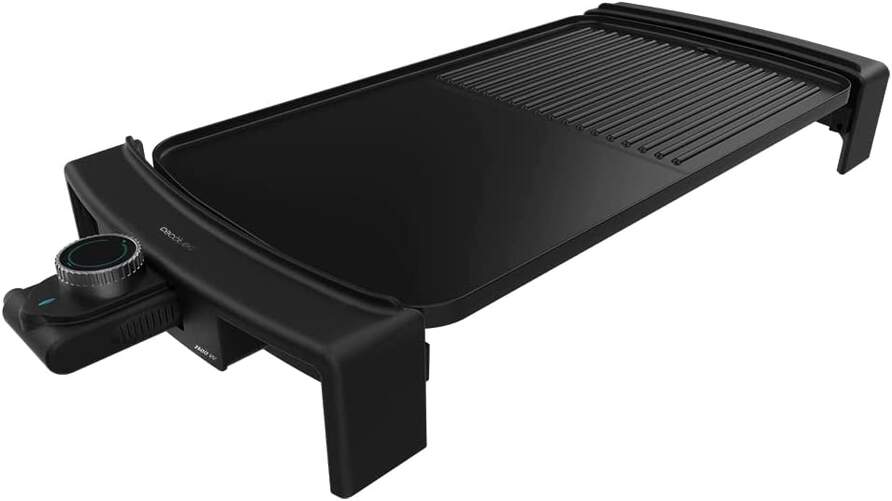 Plancha de Asar Cecotec 03191 - 45x25 cm, Negro