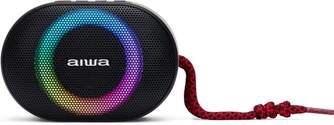 ALTAVOZ AIWA BST330RD 10W RGB MICROSD RED