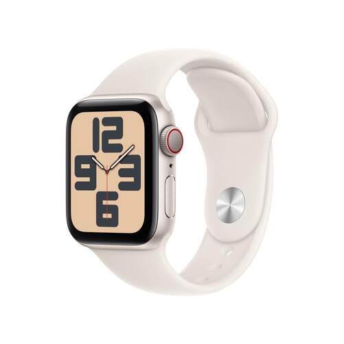 Smartwatch Apple SE - GPS+Cellular, 40 mm, Talla S/M, Aluminio, Beige