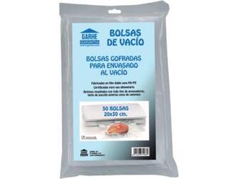 BOLSA ENVASADORA GARHE 31293 50U MALLA 12X50CM