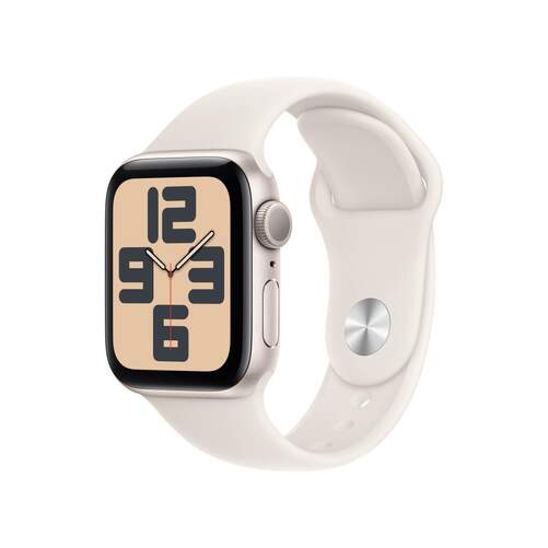 Smartwatch Apple SE - GPS, 40 mm, Talla S/M, Aluminio, Blanco Estrella