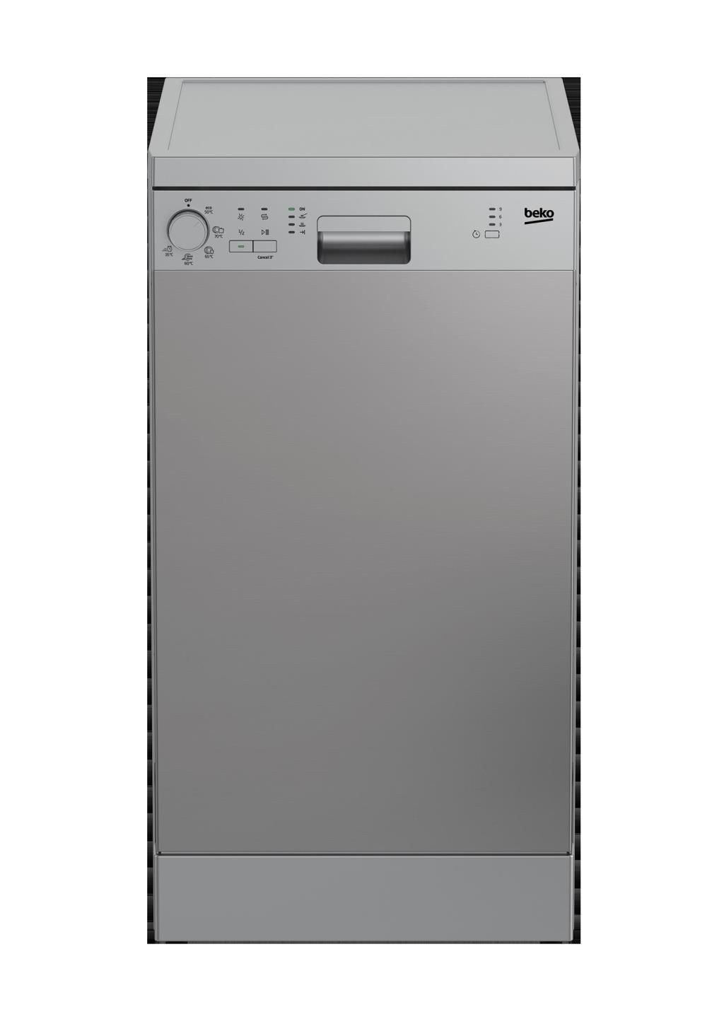 Lavavajillas 45cm Beko DFS05024X - Clase E, 10 Servicios