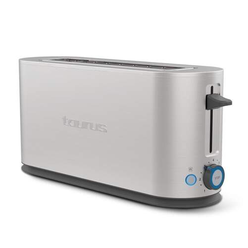 Tostadora Taurus My Toast Legend - 1 Ranura Larga, 1000 W, 7 Niveles, Inox