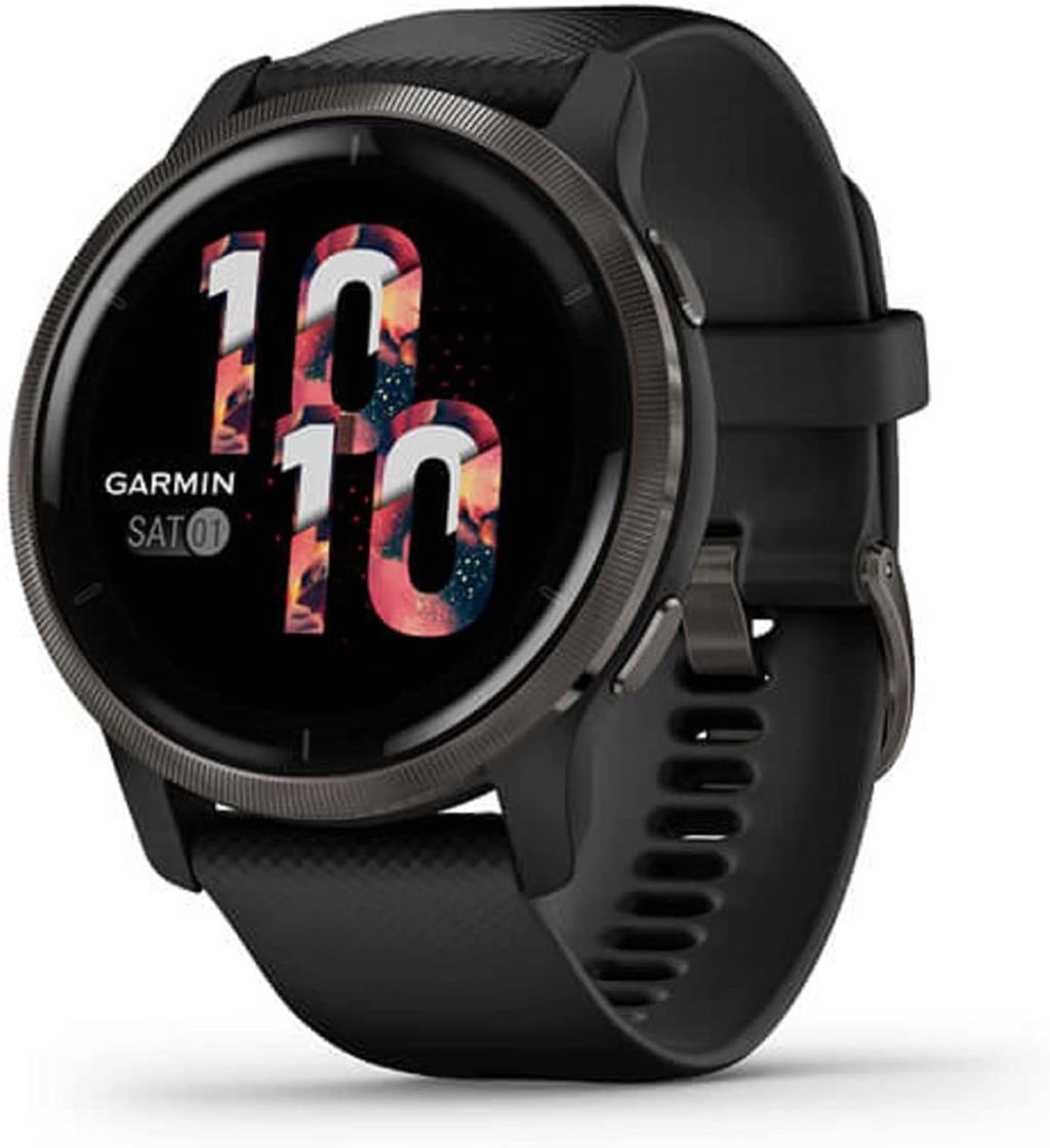 Garmin Venu 2 Negro - 1.3" AMOLED, 45mm