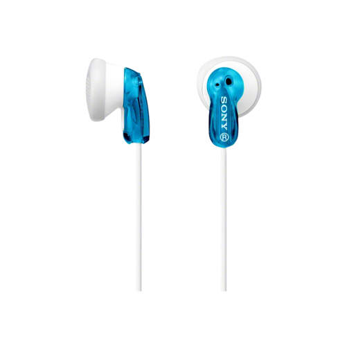 Auriculares Sony MDRE9LPL -  Azul y blanco, 18Hz-22kHz, 104 dB, 16 Ohms