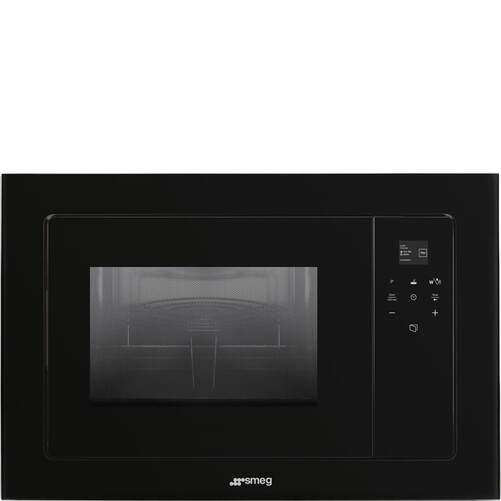 Microondas Smeg FMI120B3 - 20 L, 800 W, Grill, Táctil, Negro