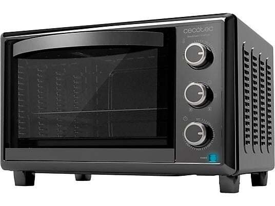 Horno Sobremesa Cecotec Bake&Toast 3818 - 26 L, Convección, 6 Programas, Hasta 230º, Negro