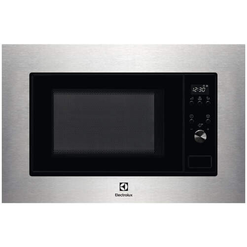 Microondas Integrable Electrolux EMS2203MMX - 700W, 20 Litros, 5 Potencias, Display Digital, Inox