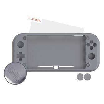 FUNDA NUWA SWITCH GRIS SILICONA ANTID  2 GRIPS FIL